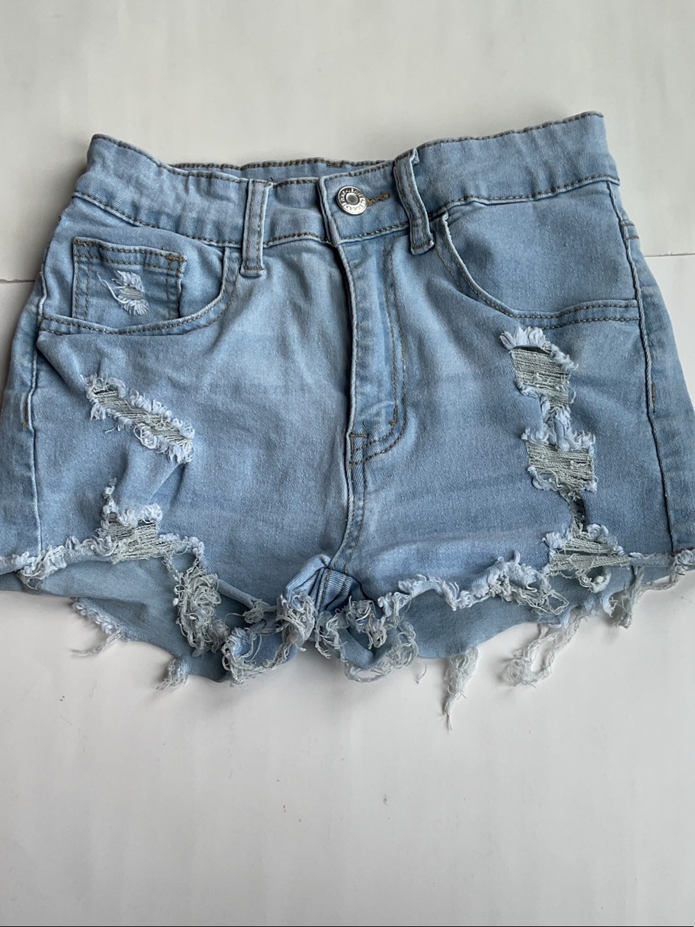 Shein Distressed Denim Shorts